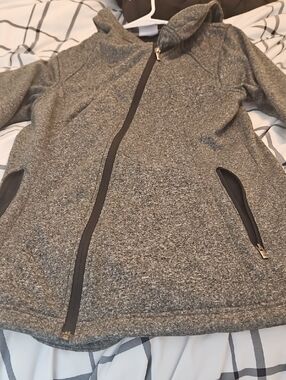 Women's Gray Hooded Zip Jacket By Colombia